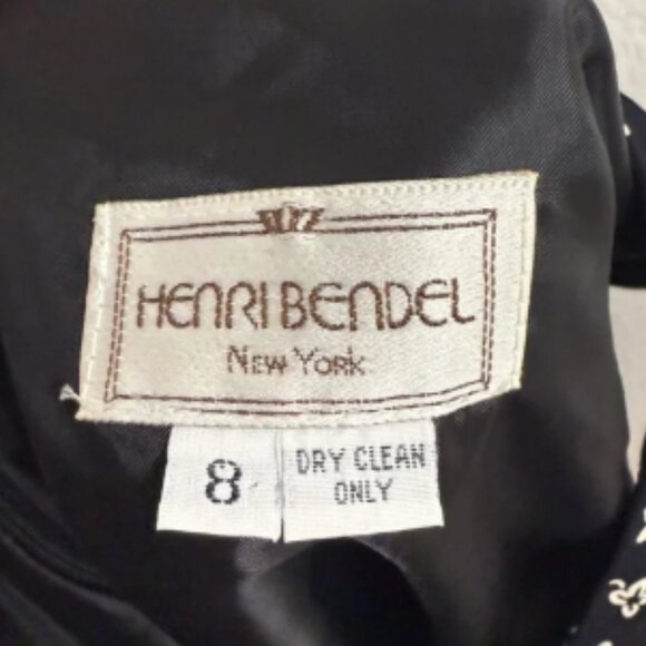 Vintage Henri Bendel Sleeveless Floral Dress – Size 8 – Made in USA - Picture 3 of 4